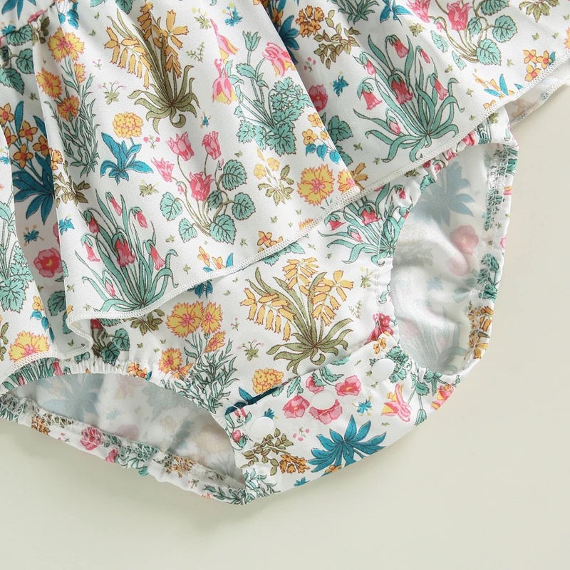 Tutti Frutti Floral Romper