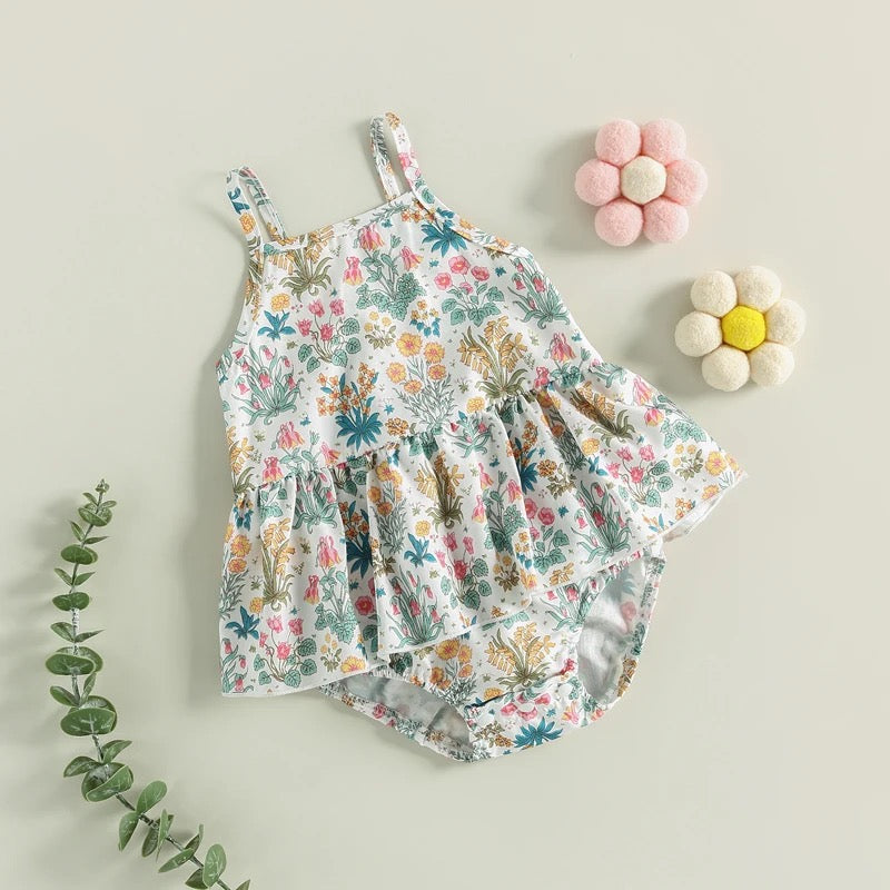 Tutti Frutti Floral Romper