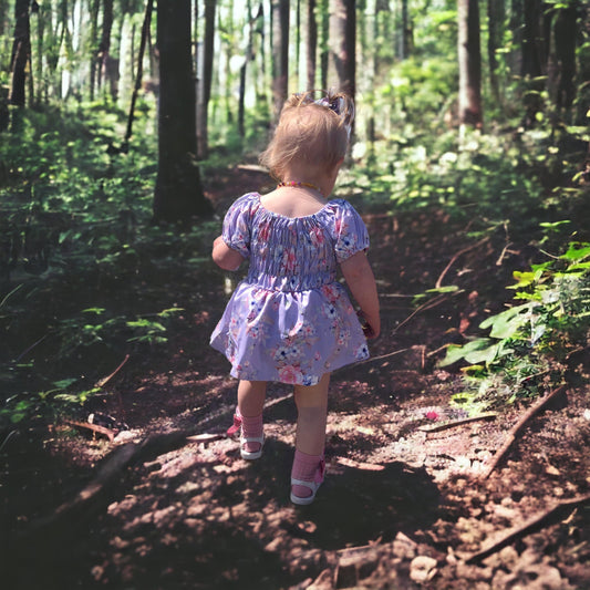 Lilac Petal Romper