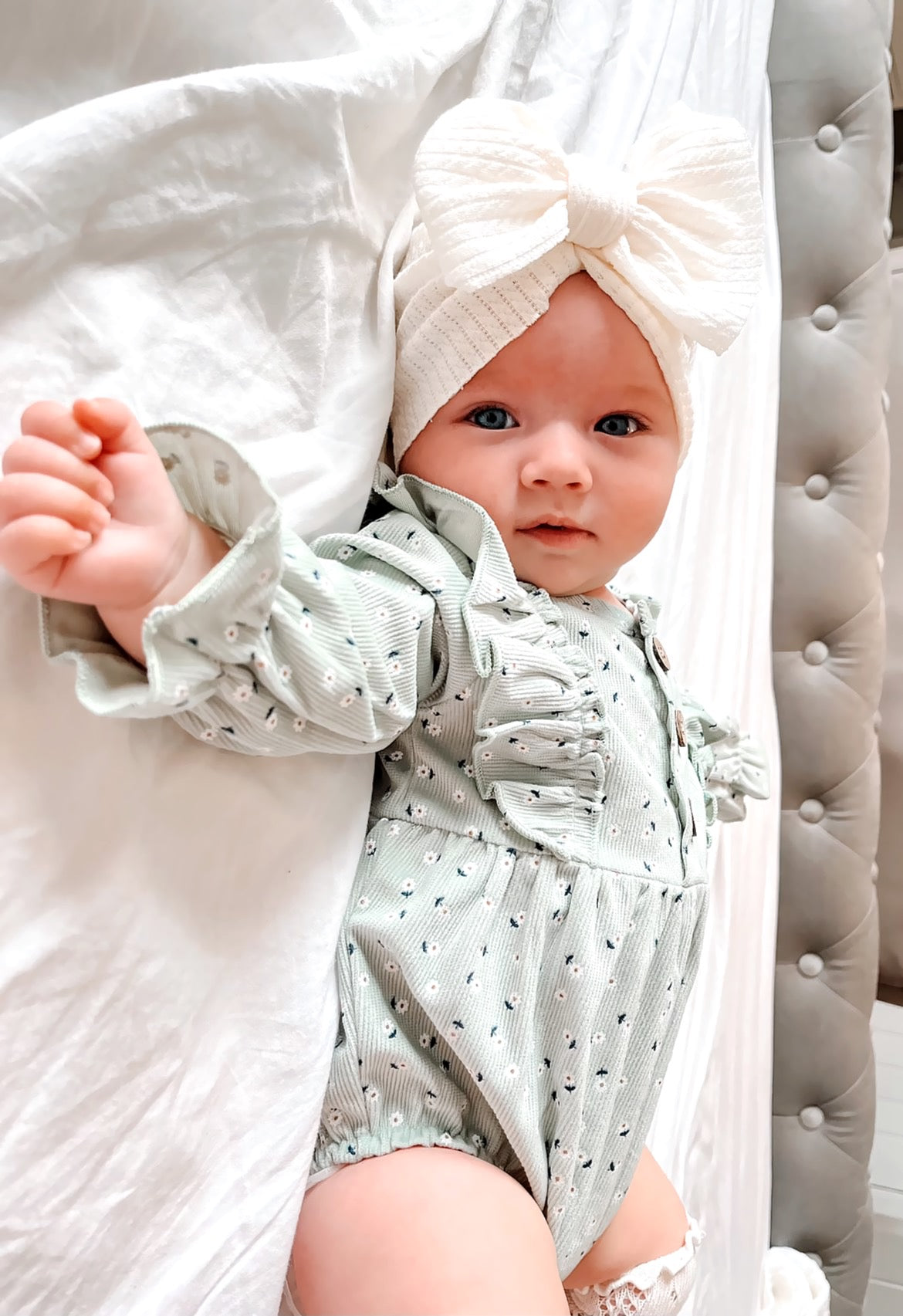 Ditsy Corduroy Romper