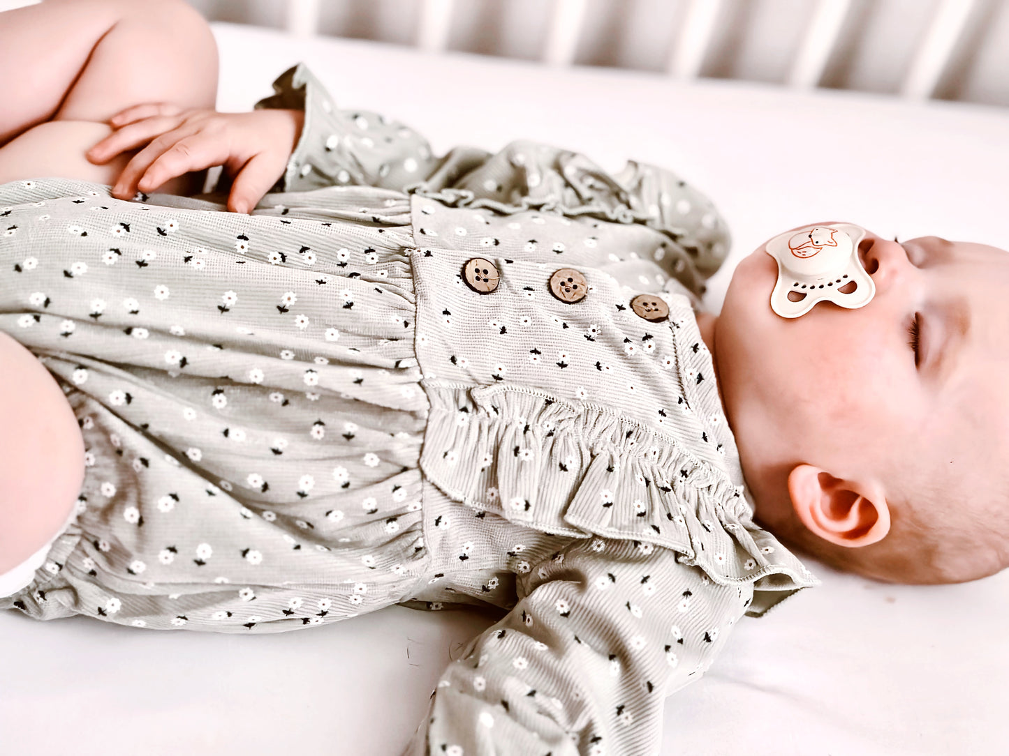 Ditsy Corduroy Romper