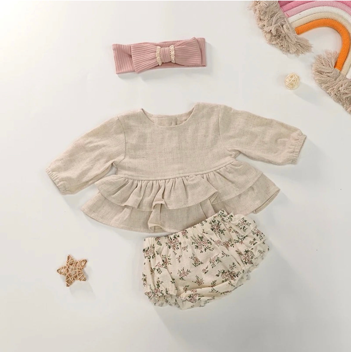 Stone flower two piece