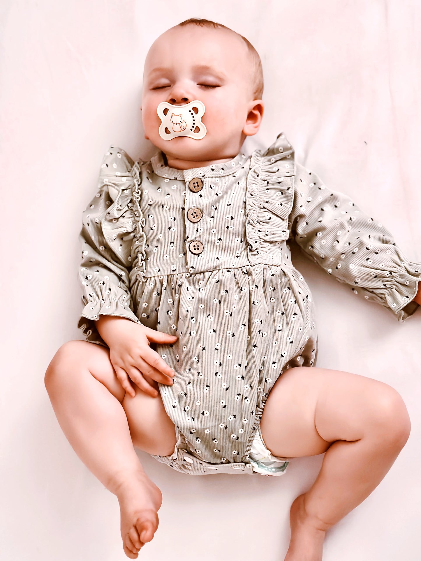 Ditsy Corduroy Romper