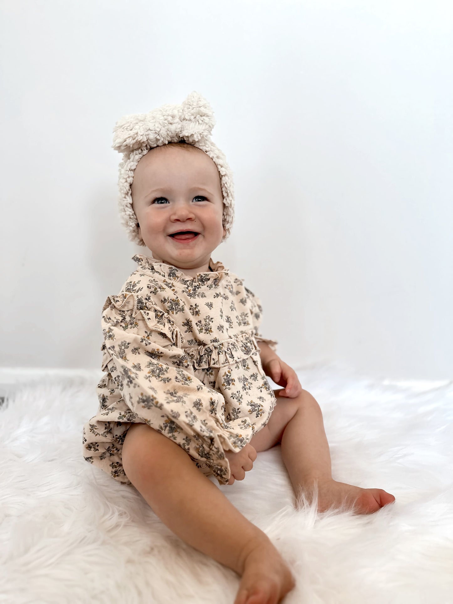 Vintage flower romper